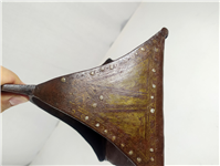 رکاب فولادی کلکسیونی قاجاری دستساز نقره کوب 